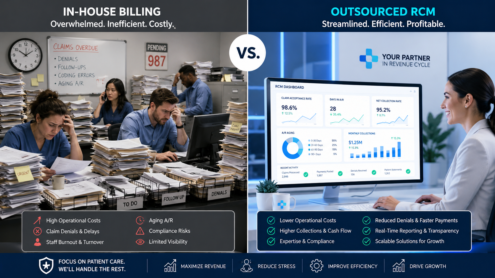 In-House vs Outsourced Medical Billing: Which is Best?